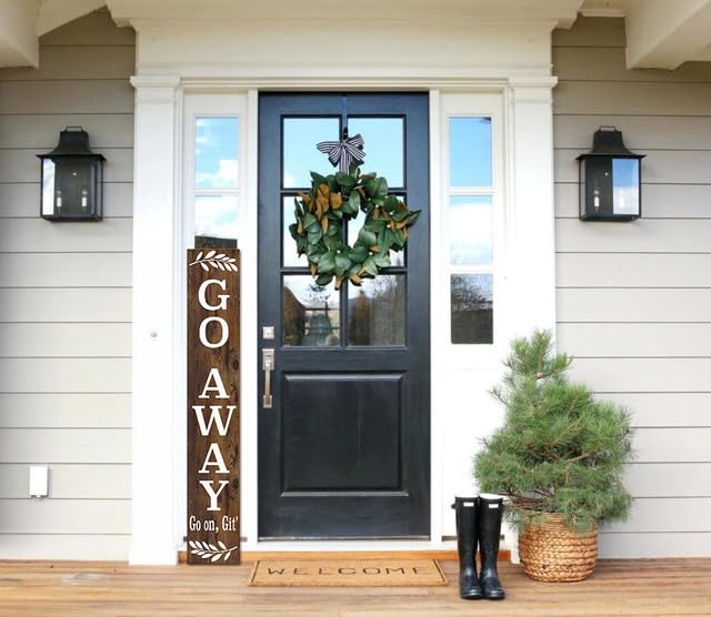 Sokomurg Unwelcome Farmhouse Wood Sign, 8