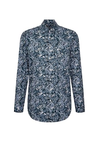 Chemise d'affaires Seidensticker turquoise anti-plis taille 54 homme