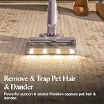 BISSELL PowerClean Nettoyant à aspirateur à bâton câblé, autoportant, SmartSeal Système allergène, rouleau de brosse sans angle, LED Les phares, 3-in-1 Aspirateur de cheveux pour animaux de compagnie avec revêtement & Outil de crévice, 4221C