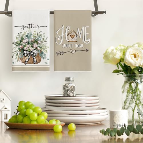 Artoid-Mode-Eucalyptus-Truck-Flowers-Basket-Spring-Kitchen-Towels-Dish-Towels-18×26-Inch-Farmhouse-Decoration-Hand-Towels-Set-of-4 Artoid Mode Eucalyptus Truck Flowers Basket Spring Kitchen Towels Dish Towels 18×26 Inch Farmhouse Decoration Hand Towels Set of 4