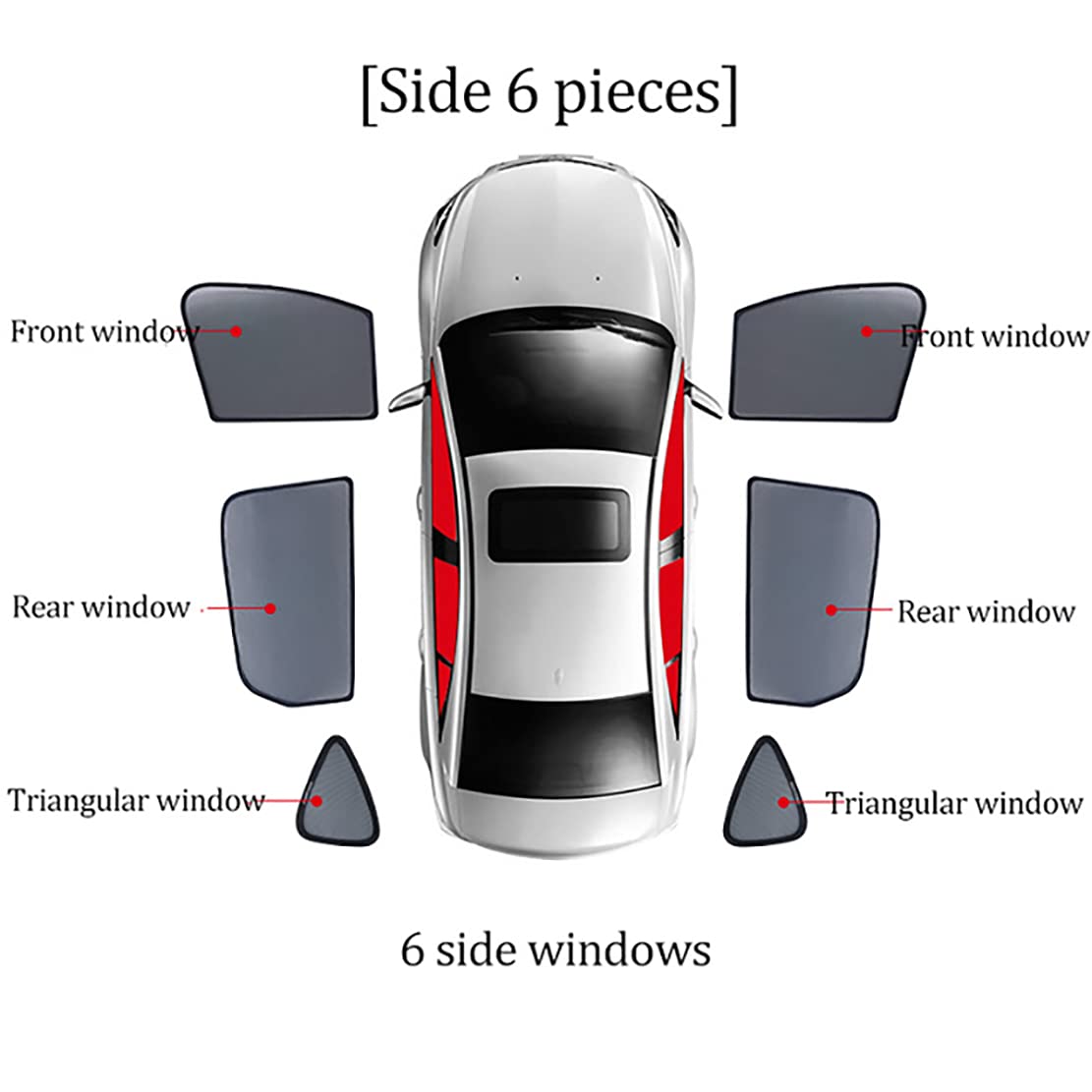 para BMW Serie 1 E87 2006-2010 2011 Coche Parasol Ventana Laterales Cortinas Protector, Autoadhesivo MagnéTica Parasols Bloqueo Rayos UV Nocivos Proteger BebéS NiñO Mascotas del Sol