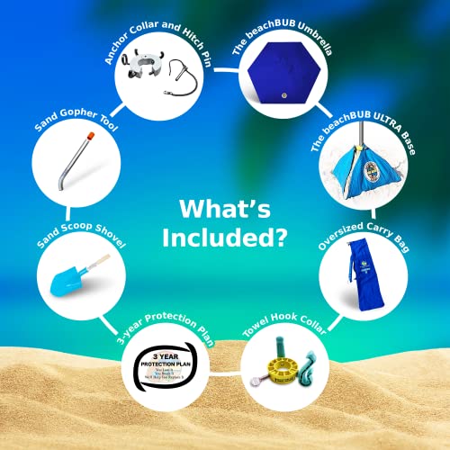 Beachbub All-In-One Beach Umbrella System. Includes Ultra Base thumb #2