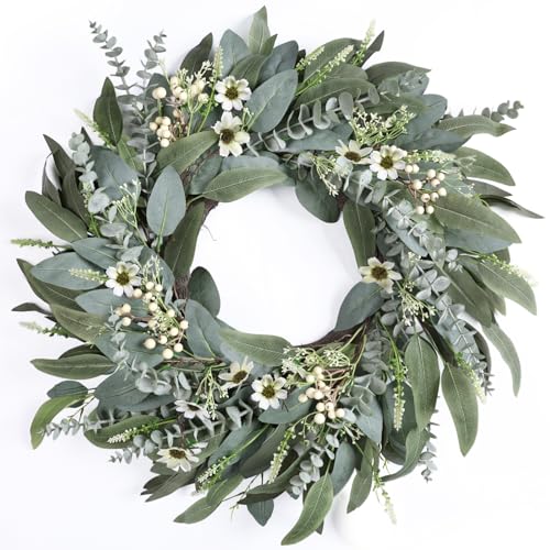 26 Inches Large Eucalyptus Spring Wreaths for...