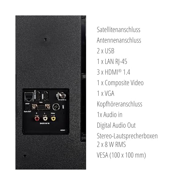 MEDION P14093 (MD 30043) 100,3 cm (40 Zoll) Full HD Fernseher (Android TV, Smart TV, HDR, Netflix, Prime Video, PVR, Bluetooth, Google Chromecast & Assistant) – Bild 5