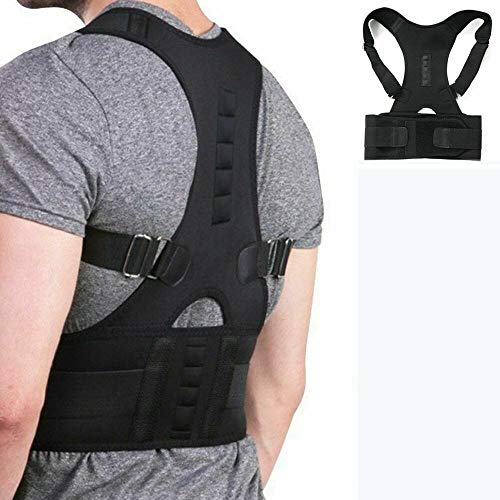 Corrector De Postura Hombre Mujer Fajas para Dolor De Espalda Chaleco Ortopedico (XL)