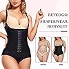 REYEOGO-Waist-Trainer-for-Women-Shapewear-Bodysuits-Firm-Body-Shaper-Butt-Lifter-Tummy-Control-Corset-Slimming-Girdles REYEOGO Waist Trainer for Women Shapewear Bodysuits Firm Body Shaper Butt Tummy Control Faja Colombiana Open Bust Corset (Medium, Black)