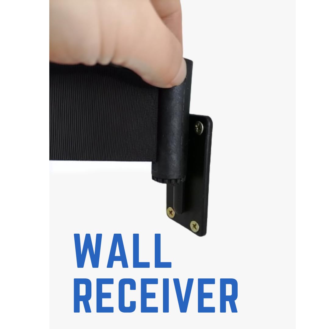 Cinta Extensible Pared (5 metros), Cinta no pasar, Cinta Delimitadora, Soporte de cinta Pared, Cinta Retráctil Pared, Barrera Extensible Pared, Cinta de Seguridad Extensible de 5 metros