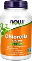 NOW Chlorella 1000 mg, 120 comprimidos