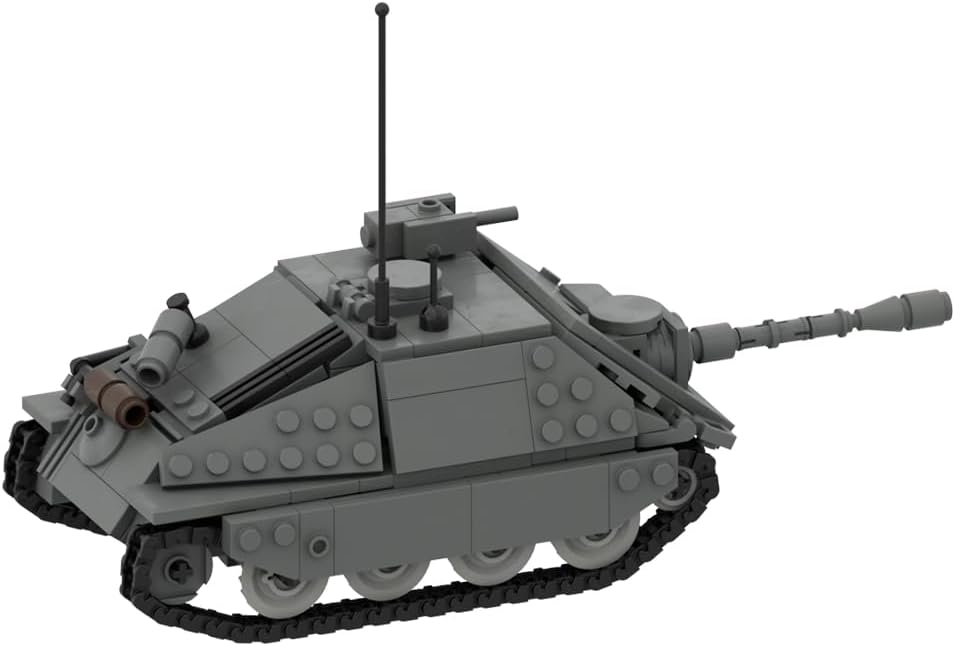Military Chaser Tank Destroyer Building Kit, Military Transport Series Building Blocks Set (372PCS)