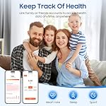 Smart Health Ring, Featuring Stress and Sleep Monitoring Functions, Compatible with iOS and Android, Waterproof Fitness Tracker for Women & Men, No Subscription Fee. (Silver, 10) - Image 3