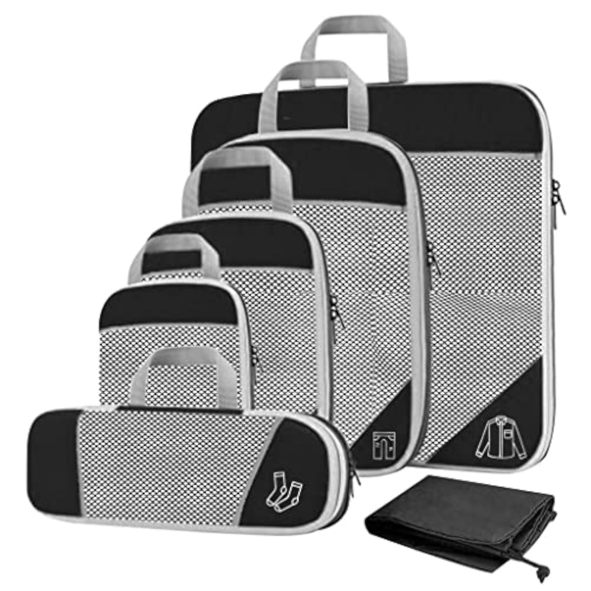 Lightweight Compression Packing Cubes for Easy Access