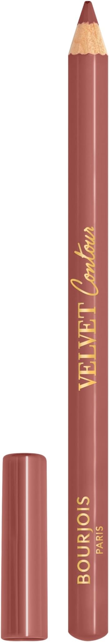 Velvet Contour Lip Liner, 13 Nohalicious, Defines Lips,Creamy Matte Texture,Precise Application,Shea Butter,Grapeseed Oil, Long-lasting 8hr Wear, Zero Feathering or Smudging,1.14g (0.04oz)