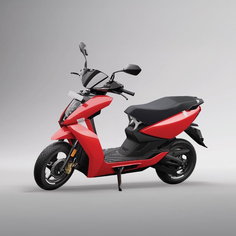Image of ATHER 450 X 126 KM IDC Range with Ather Stack Pro in True Red - Ex-Showroom