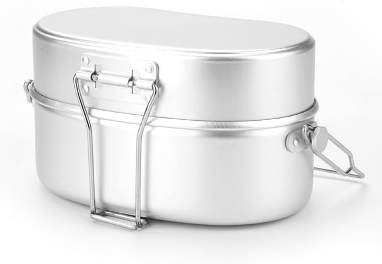 Amazon.co.jp: ZhiRuiqidian 戦闘飯盒2型 兵式飯盒2型 水蒸気炊飯2合