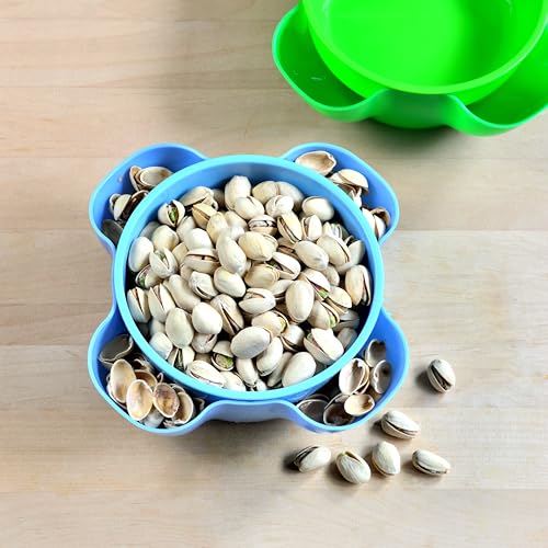 50% OFF Cuencos de plástico para nueces, paquete de 2, apto lavavajillas