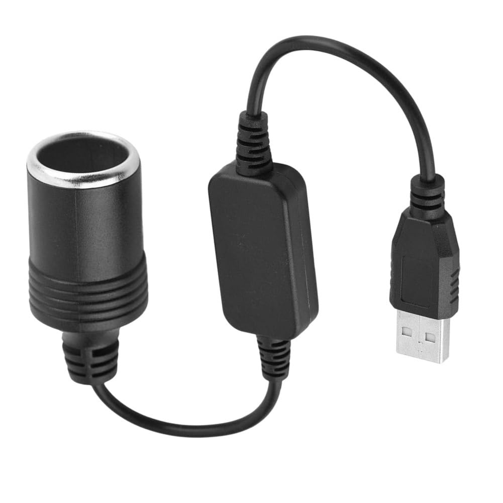 Bigwheel 12V Car Cigarette Lighter Female Socket to 5V USB Type A Male Converter Adapter-picture-46