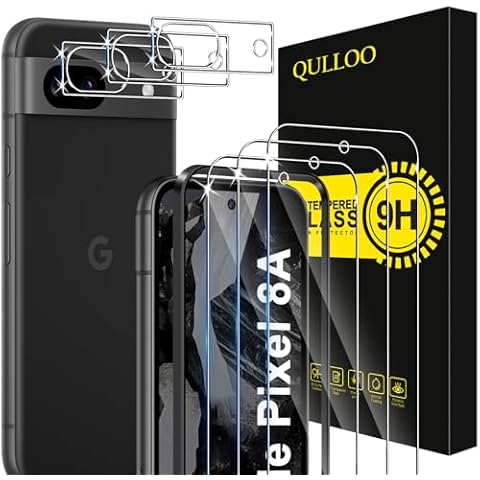 QULLOO Verre Trempé pour Pixel 8a 5G Cover