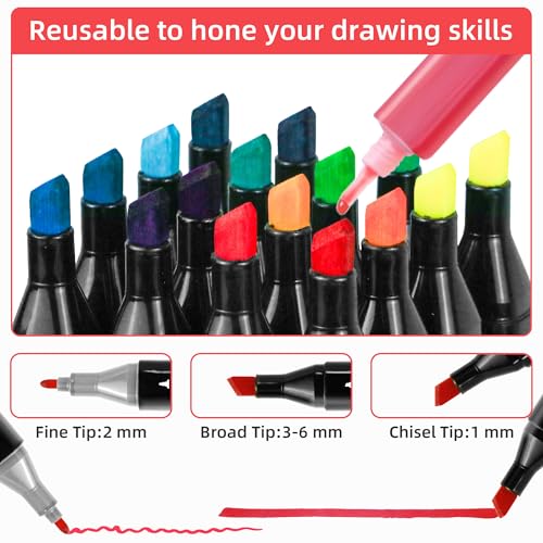 HomFilix 48-Color Alcohol Markers for Artists - $14.99 - Image 7