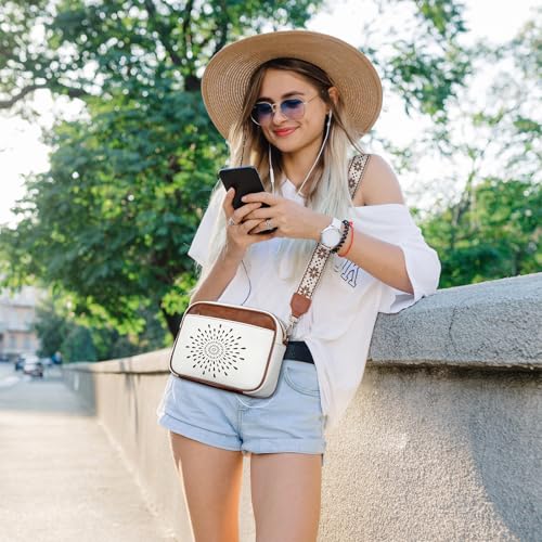 Image of APHISON Crossbody Bags for Women Trendy,Vegan Leather Small Crossbody Purses Shoulder Handbags with Adjustable Strap