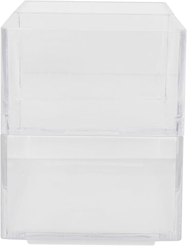 Miniatura 8 de Martha Stewart Brody - Organizador de almacenamiento de escritorio, bandeja organizadora de plástico apilable, organizador para oficina, cocina o