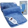 InVarme Far Infrared Heating Pads: Extra Large Electric Pad for Back - Soft and Warmth Graphene for Grandparents - Machine Washable 8 Heat Settings & 4H Auto-Off 12" x 24"