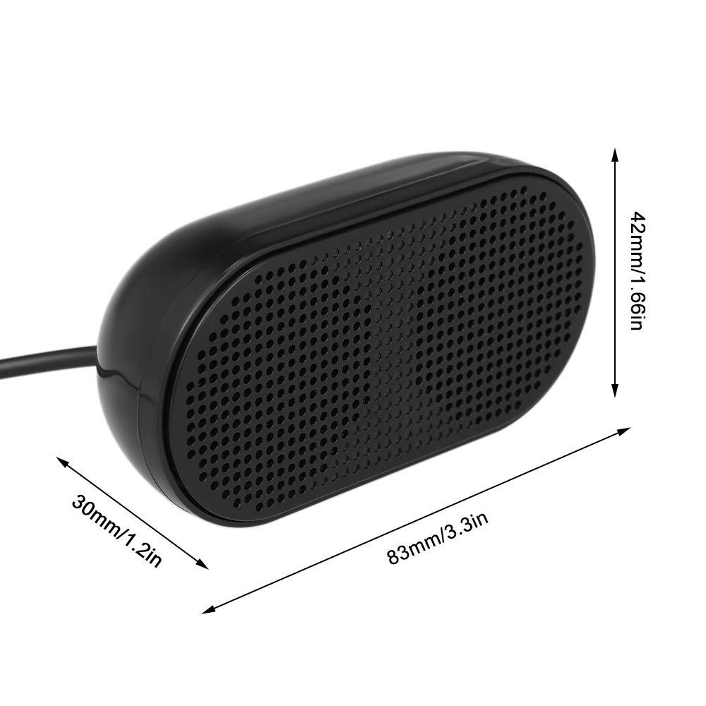 Altoparlante portatile USB per computer Plug Play alimentato tramite USB con Horn uscita 3W ABS TPU Compagno ideale per PC e laptop