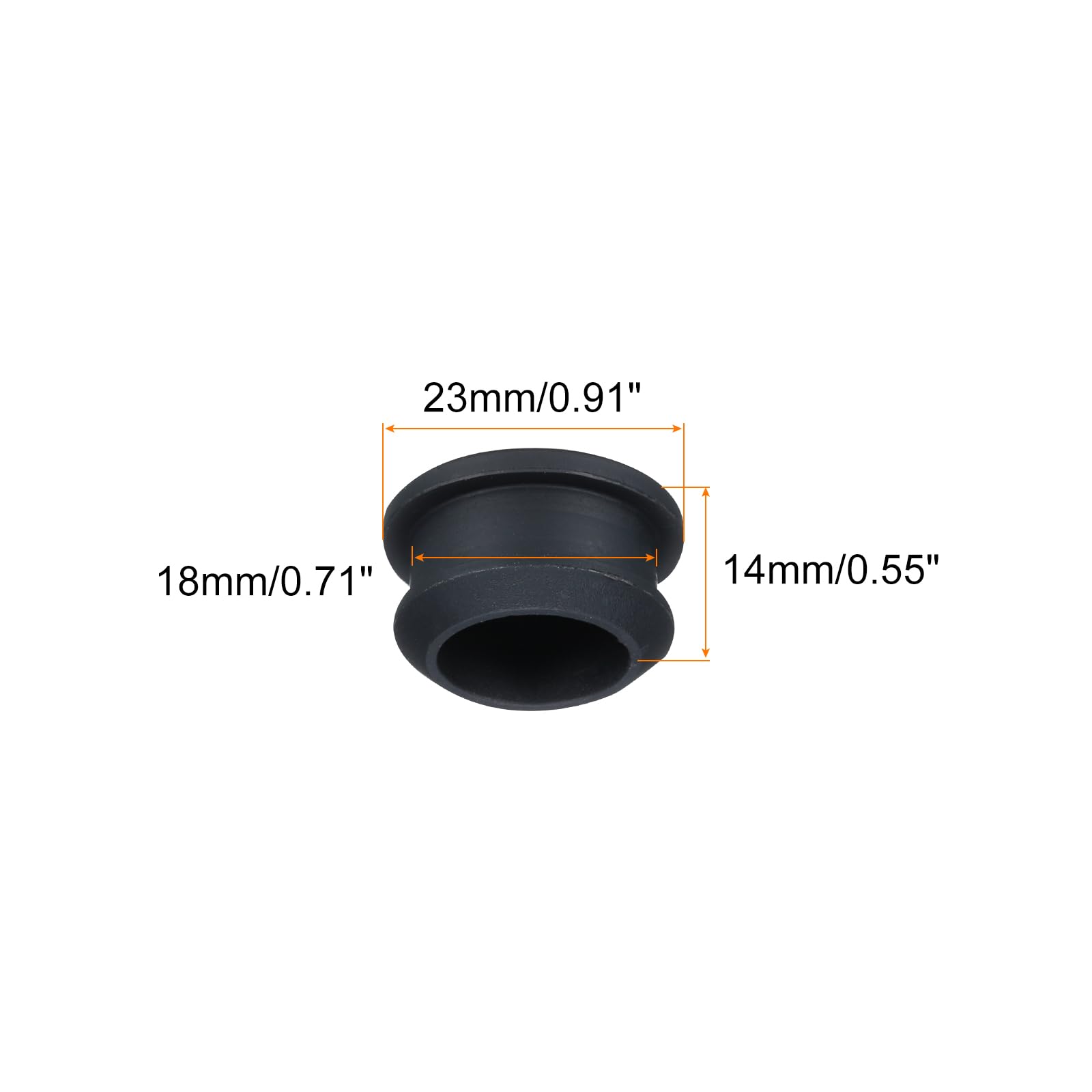 Rebower Snap in Locking Hole Plugs Rubber Panel Seal Cover Drilled Silicone Caps - Image 2