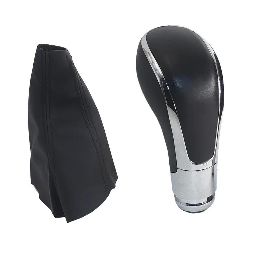 YDXHERTA Automatic Gear Stick Shift Knob Gearbox Shift Knob Boot for Opel for Vauxhall for Insignia for Buick for Regal Auto Parts(Pair Black)