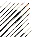 Prasacco 12 Stück Aquarellpinsel Set, Nylon Pinsel, Runde Spitze Pinsel-Set Aquarellpinsel Künstlermalpinsel Pinselset Acrylfarben Pinsel Malerei Ölfarben Brush Set für Künstler, Erwachsene und Kinder Prasacco 2 günstig Kaufen-Prasacco 12 Stück Aquarellpinsel Set, Nylon Pinsel, Runde Spitze Pinsel-Set Aquarellpinsel Künstlermalpinsel Pinselset Acrylfarben Pinsel Malerei Ölfarben Brush Set für Künstler, Erwachsene und Kinder