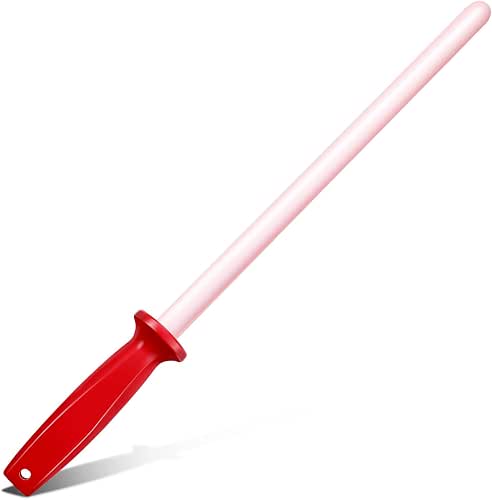 Ceramic Honing Rod, 11 Inch Ceramic Knife Sharpener for Knives