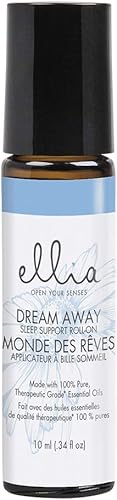 Ellia Aceite esencial roll-on  Dream Away Blend 0.3 fl oz, 100% puro, grado terapéutico