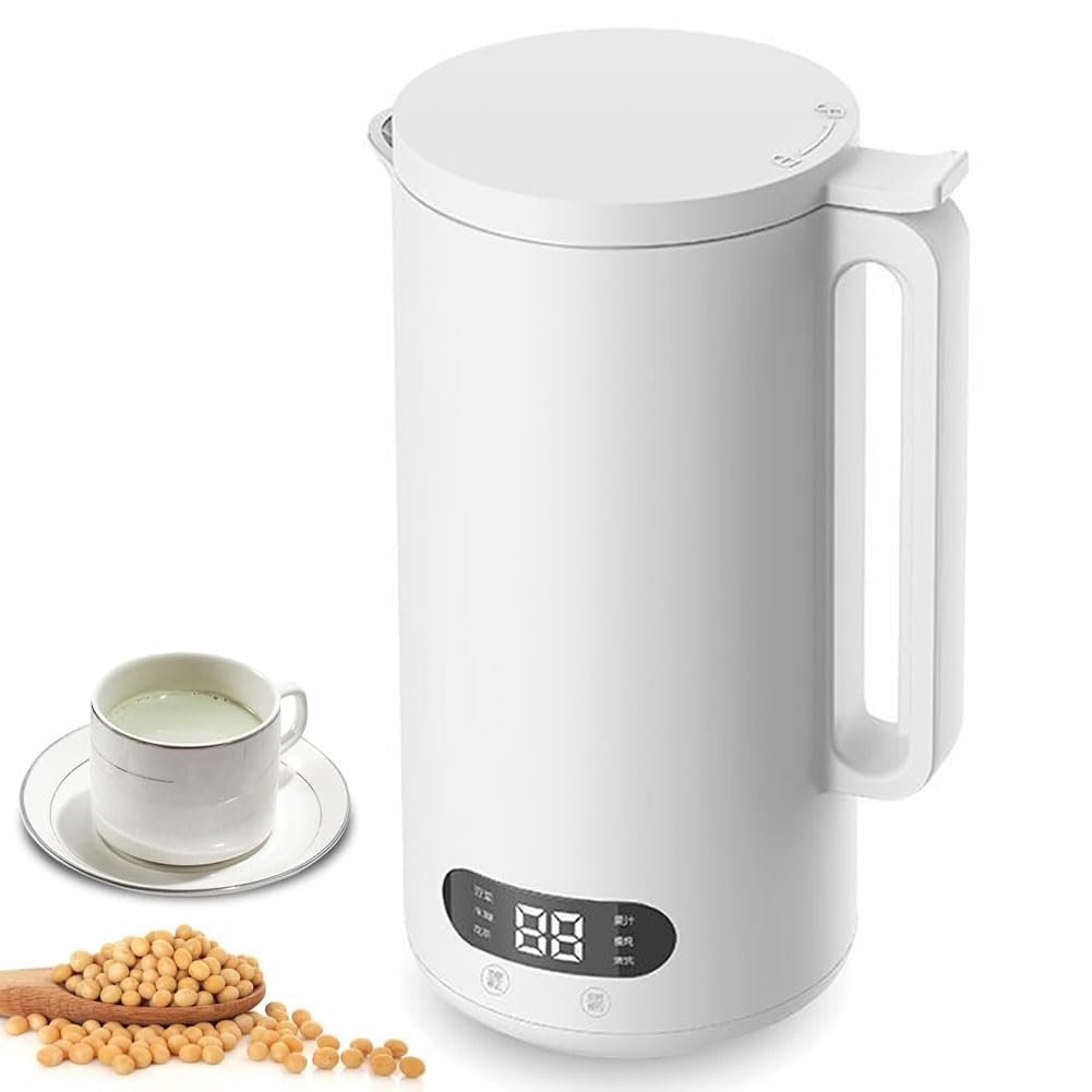Mini Sojamilch Maker 350ml Wandbrecher mit Edelstahlklinge nur 23 Minuten 12H Reservierung Smart Panel Multifunktionale Sojamilch Maschine für Fruchtsaft Reispaste grün