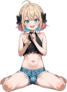 Anime Sexy FUTA Car Stickers 5.1 | Racing Car Accessories Decal, Vinyl Material, Bumper Decoration, Scratch-Resistant