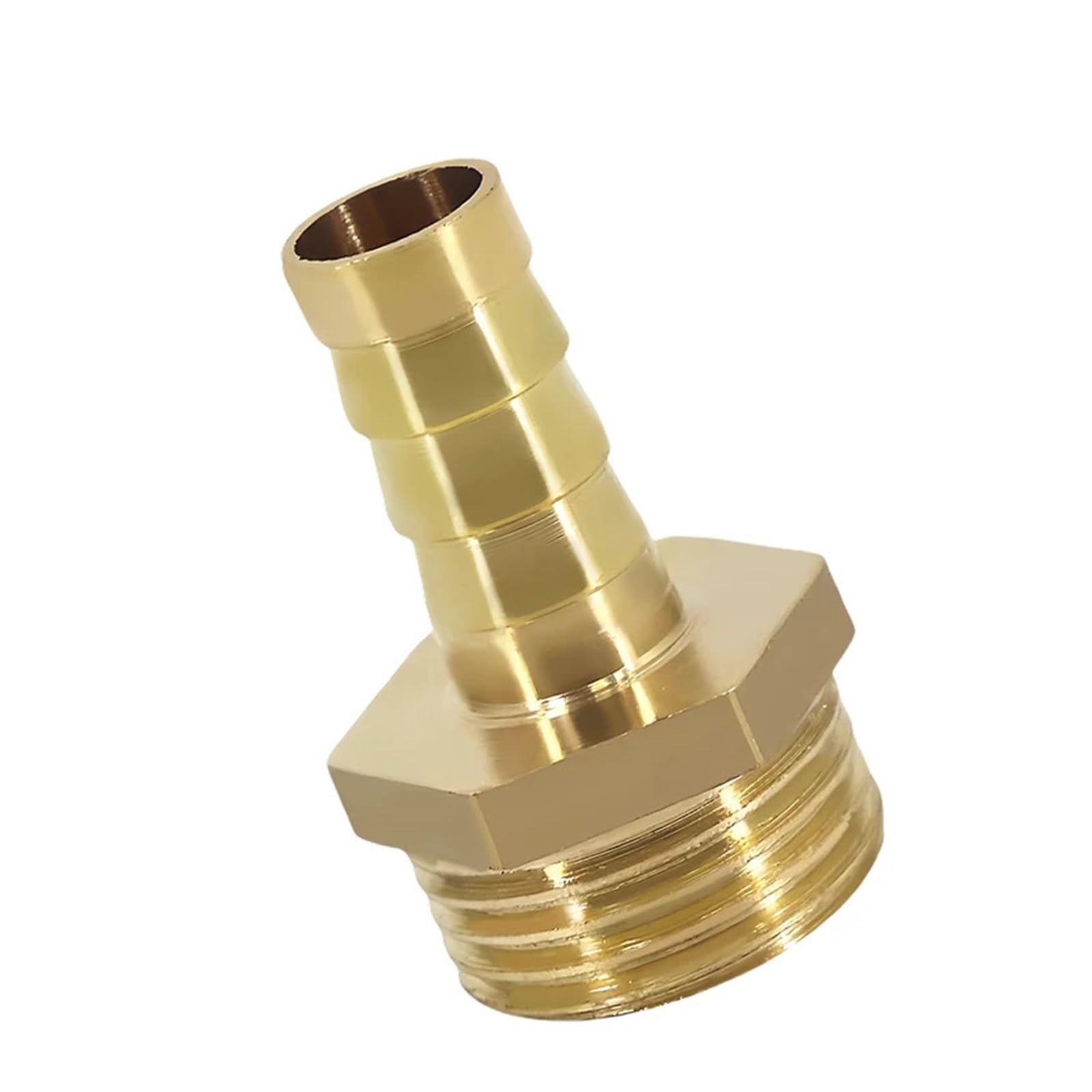 16mm OD Hose Barb M18x1.5 Metric Male Thread Brass Pipe Fitting Coupler Connector Adapter