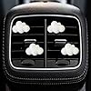 4Pcs Cloud Air Vent Clips,Cute Car Fresheners and Funny Diffuser Decor for Women,Whimsical Car Accessories, Girly Gift Set and Interior Charms #1