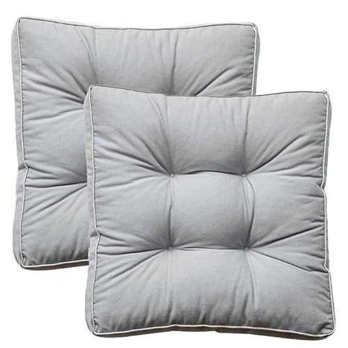Amunpitic Chair Pads, Seat Cushions for Patio Garden Home Office Furniture, Chair Cushions comfortable for indoor or outdoor use (B 45x45cm)