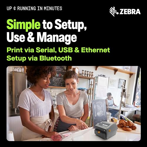 Image of Zebra ZD621 Thermal Shipping Label Printer | 4x6 | No Ink Required