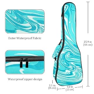 JRHEJTHH Durable Ukulele Bag Water Resistent Ukulele Case with Adjustable Shoulders for 21 23 24 inch Thick Padding Abstract Art Colorful - Les Beatles, Paul McCartney, John Lennon, RIngo Starr, George Harrison JRHEJTHH Durable Ukulele Bag Water Resistent Ukulele Case with Adjustable Shoulders for 21 23 24 inch Thick Padding Abstract Art Colorful – Image 4