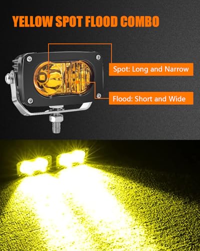 Kit luces LED 3" 50W con soportes para capot Tacoma 2005-2015 miniatura 6