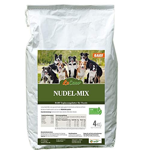 4 kg LuCano Nudel - Mix | Barf Ergänzungsfutter für Hunde