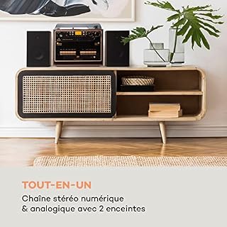 Auna Platine Vinyle Bluetooth, Tourne Disque Vinyle CD & USB avec Haut Parleur, Tourne-disques Audio Vinyle 33 Tours… - Les Beatles, Paul McCartney, John Lennon, RIngo Starr, George Harrison Auna Platine Vinyle Bluetooth, Tourne Disque Vinyle CD & USB avec Haut Parleur, Tourne-disques Audio Vinyle 33 Tours… – Image 2