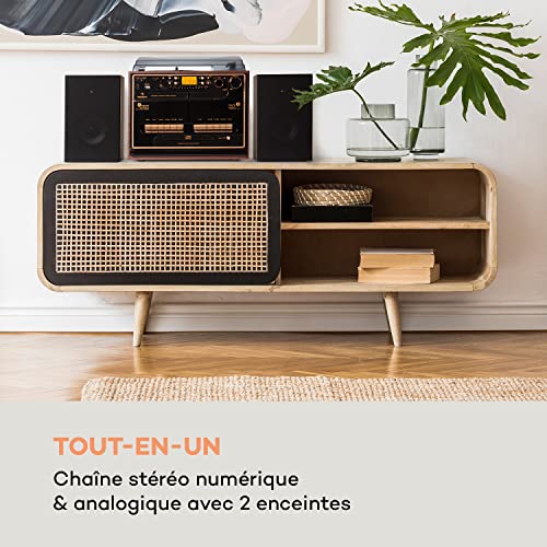 Auna Platine Vinyle Bluetooth, Tourne Disque Vinyle CD & USB avec Haut Parleur, Tourne-disques Audio Vinyle 33 Tours… - Les Beatles, Paul McCartney, John Lennon, RIngo Starr, George Harrison Auna Platine Vinyle Bluetooth, Tourne Disque Vinyle CD & USB avec Haut Parleur, Tourne-disques Audio Vinyle 33 Tours… – Image 3
