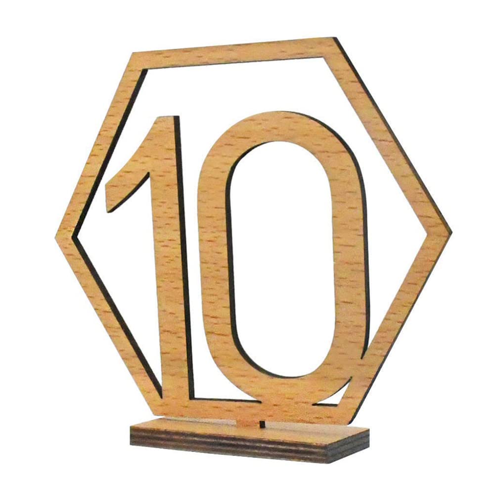 10 Cartellini In Legno Con Supporto - Per Segnaposto, Buffet, Matrimoni, Feste, 10x8.3 Cm