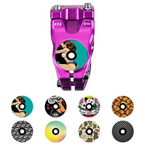 Loijon Fone de ouvido tampa superior da bicicleta liga de alumínio fone de ouvido espaçador kit hast