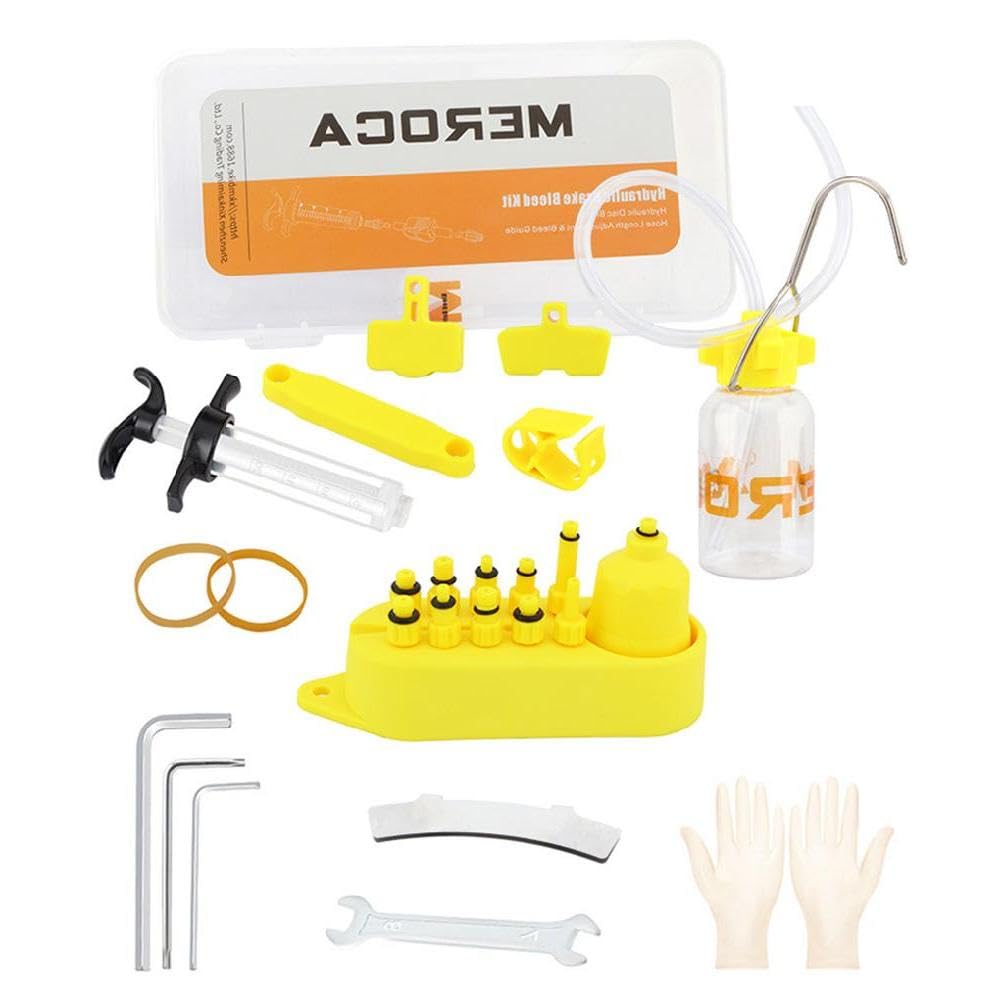 Chniafin Universal Bike Hydraulic Disc Brake Oil Bleed Kit For Formula Hanyes For Tekro HS33 Magura Nutt Disc Brake Oil Bleed