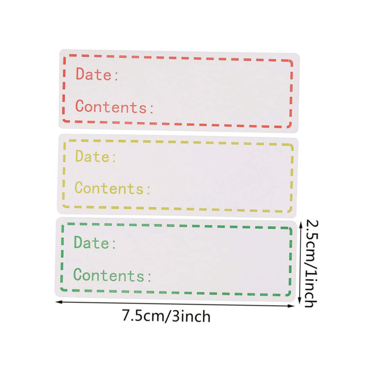 Tofficu 3rouleaux Étiquettes De Date Alimentaire Autocollantes Bleu Pratiques Pour Cuisine Et Congélateur Sans Résidu Usage Facile Et Sécurisé