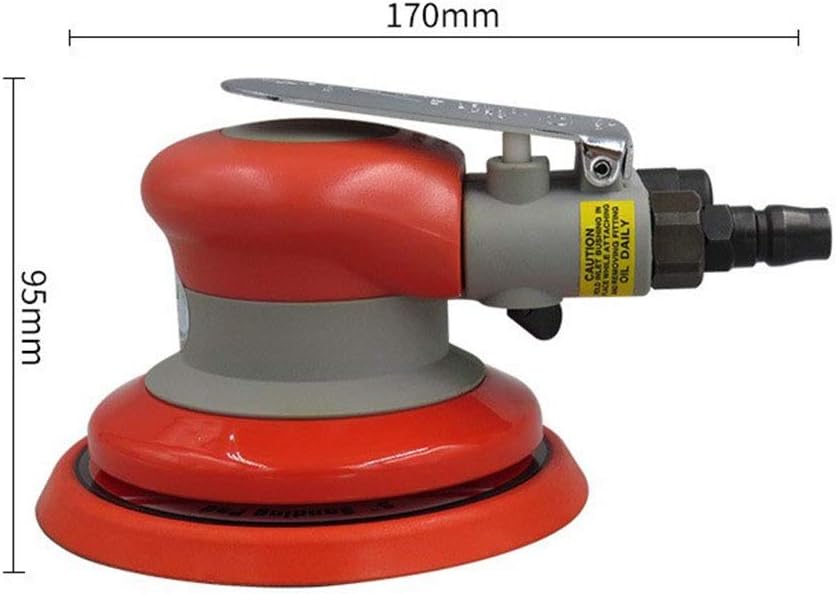 5 Inch Pneumatic Sandpaper Machine, Sanding Metal Polishing, 125mm Disc Sander
