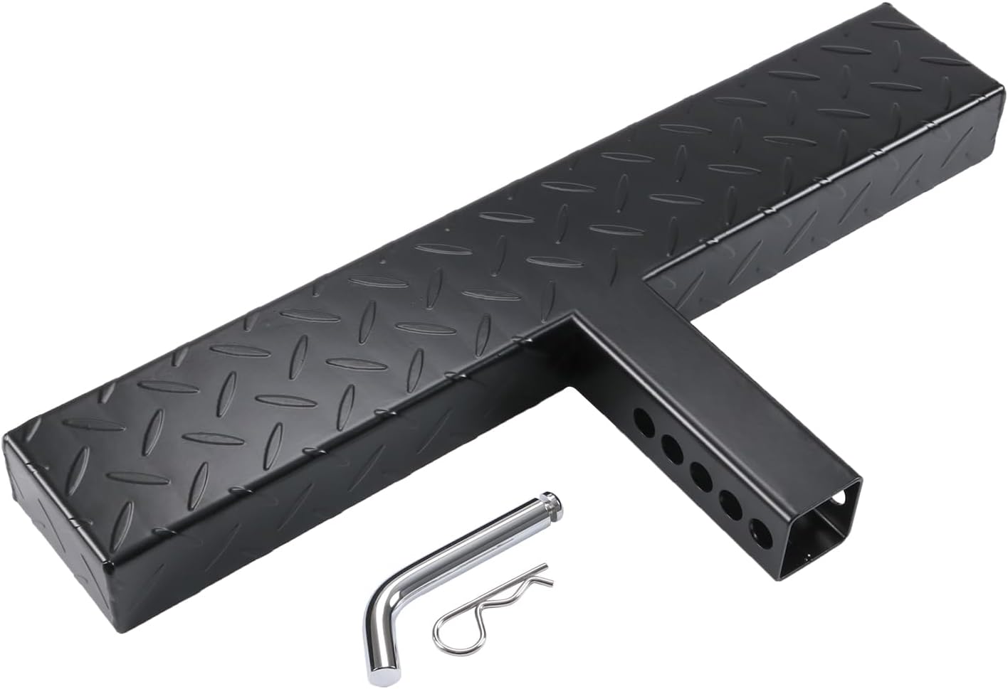Hitch Step Anti Slip and Rust Towing Bumper Guard for Most Car SUV Truck Pickup with Pin Fit 2” Receiver, 23.5” Length