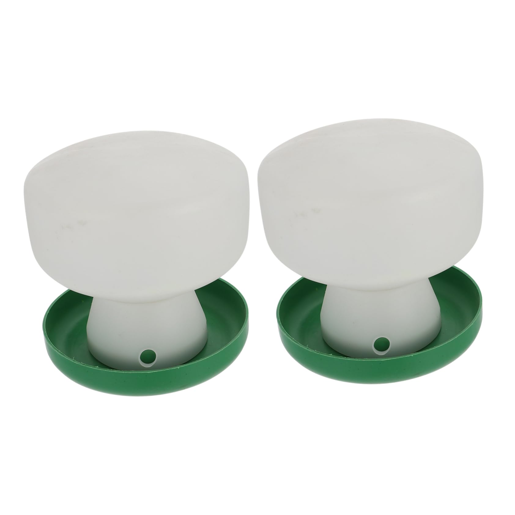 YARNOW 6pezzi Mangiatoia Per Distributore Per Pappagalli e Domestici Accessori Per Gabbie Design Antiribaltamento e Resistente