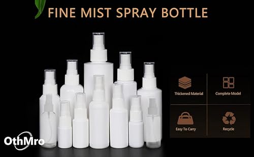 Othmro 250 ml transparente (vedação de espuma de cobertura branca) 20 peças para líquido/sólido/pó/p